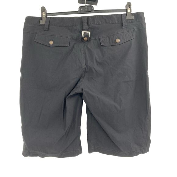 Athleta Dipper Hiking Bermuda Black Nylon Stretch Shorts Women’s 16 - Picture 5 of 16